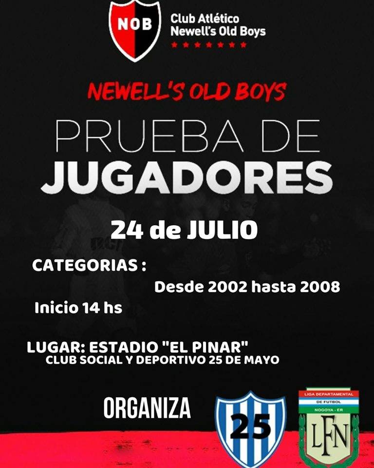 Club Atlético Newell's Old Boys - Liga de Fútbol de Nogoyá